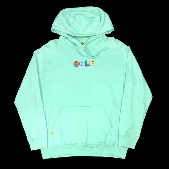Golf Wang Light Green 3D Block Logo Hoodie Sweater Size Medium M Tyler B29 - Picture 1 of 5